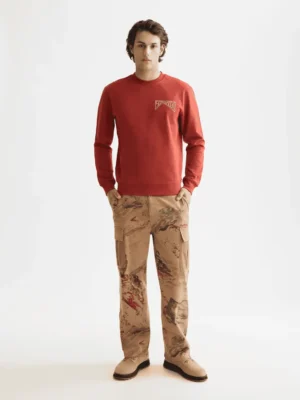 Alternative view of Scotch & Soda 181285 Left chest Logo Sweatshirt, Ketchup