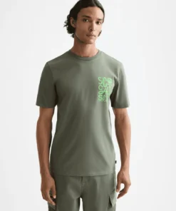 Scotch & Soda 181298 Regular Fit Left Chest Logo T-shirt, Thyme