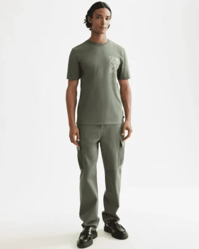 Alternative view of Scotch & Soda 181298 Regular Fit Left Chest Logo T-shirt, Thyme