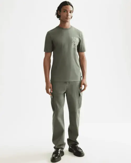Alternative view of Scotch & Soda 181298 Regular Fit Left Chest Logo T-shirt, Thyme