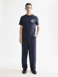 Alternative view of Scotch & Soda 181302 Regular Fit Front + Back AW T-shirtt, Peacoat