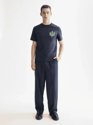 Alternative view of Scotch & Soda 181302 Regular Fit Front + Back AW T-shirtt, Peacoat