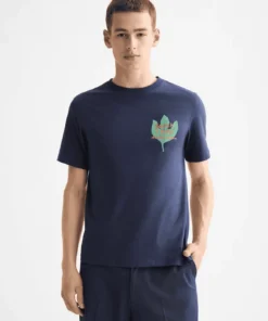 Scotch & Soda 181302 Regular Fit Front + Back AW T-shirtt, Peacoat