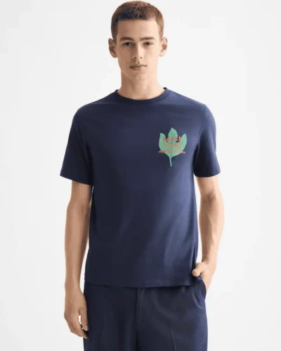 Scotch & Soda 181302 Regular Fit Front + Back AW T-shirtt, Peacoat