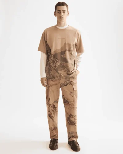 Alternative view of Scotch & Soda 181304 Loose Fit Overdyed AW T-shirt, Tannin