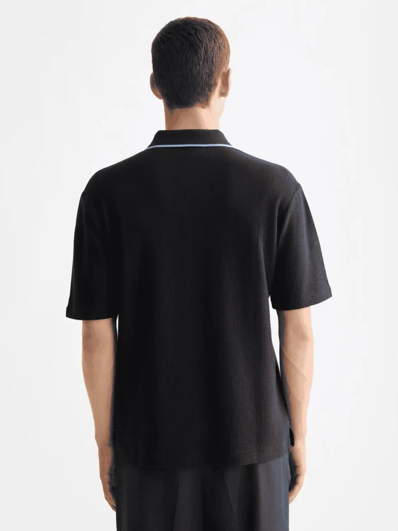 Scotch & Soda 181314 Structured relaxed fit polo, Meteorite - Image 5