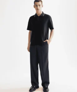 Alternative view of Scotch & Soda 181314 Structured relaxed fit polo, Meteorite