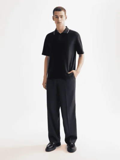 Alternative view of Scotch & Soda 181314 Structured relaxed fit polo, Meteorite