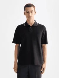 Scotch & Soda 181314 Structured relaxed fit polo, Meteorite