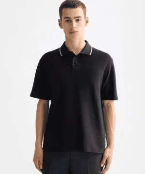 Scotch & Soda 181314 Structured relaxed fit polo, Meteorite