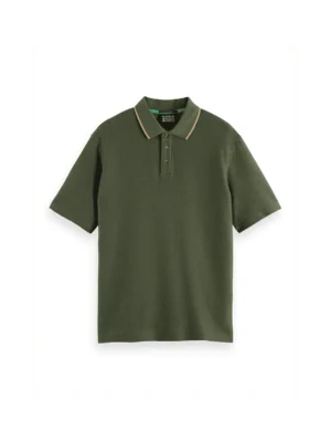 Scotch & Soda Structured relaxed fit polo, Thyme image2