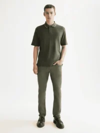 Alternative view of Scotch & Soda 181314 Structured relaxed fit polo, Thyme