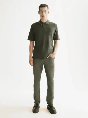 Alternative view of Scotch & Soda 181314 Structured relaxed fit polo, Thyme