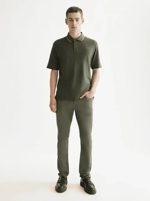 Alternative view of Scotch & Soda 181314 Structured relaxed fit polo, Thyme