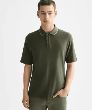 Scotch & Soda 181314 Structured relaxed fit polo, Thyme