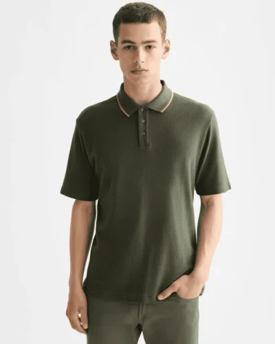 Scotch & Soda 181314 Structured relaxed fit polo, Thyme