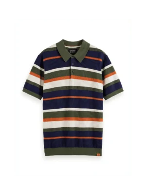 Scotch & Soda 181320 Structured relaxed polo, Peacoat Stripe image1