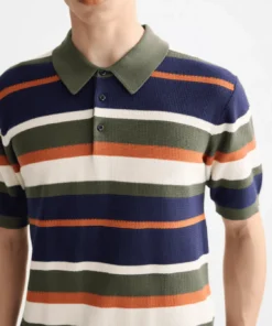 Alternative view of Scotch & Soda 181320 Structured relaxed polo, Peacoat Stripe