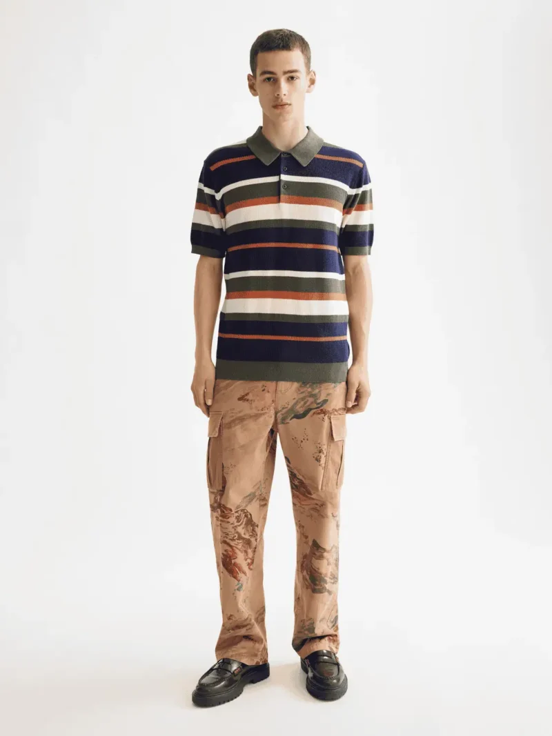 Scotch & Soda 181320 Structured relaxed polo, Peacoat Stripe - Image 5