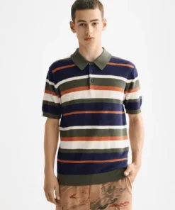 Scotch & Soda 181320 Structured relaxed polo, Peacoat Stripe