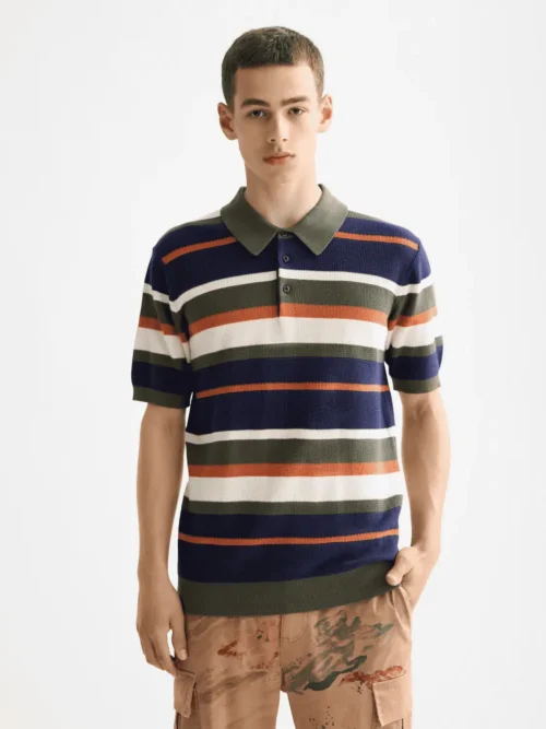 Scotch & Soda 181320 Structured relaxed polo, Peacoat Stripe