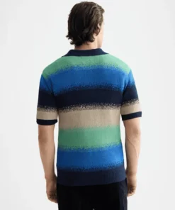 Alternative view of Scotch & Soda 181321 Knitted Degrade Polo, Campanula
