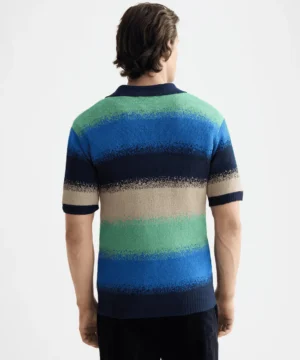 Alternative view of Scotch & Soda 181321 Knitted Degrade Polo, Campanula