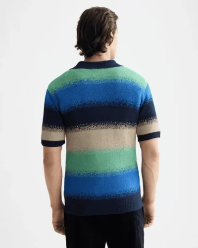 Alternative view of Scotch & Soda 181321 Knitted Degrade Polo, Campanula