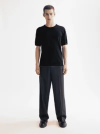 Alternative view of Scotch & Soda 181331 Knitted Relaxed fit T-shirt, Meteorite