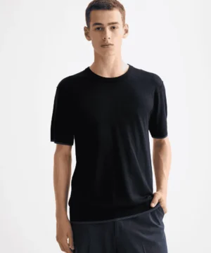 Scotch & Soda 181331 Knitted Relaxed fit T-shirt, Meteorite