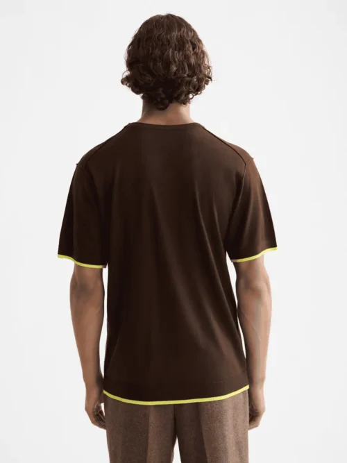 Alternative view of Scotch & Soda 181331 Knitted Relaxed fit T-shirt, Demitasse