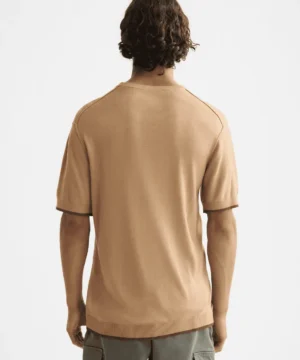 Alternative view of Scotch & Soda 181331 Knitted Relaxed fit T-shirt, Tannin