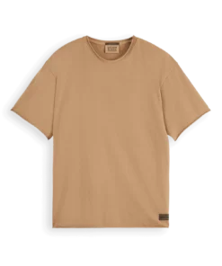 Alternative view of Scotch & Soda 181764 Raw Edge T-shirt, Tannin