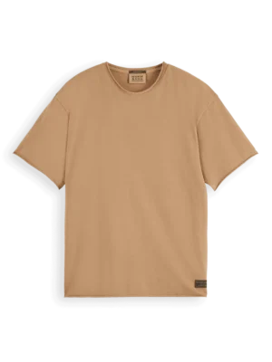 Alternative view of Scotch & Soda 181764 Raw Edge T-shirt, Tannin