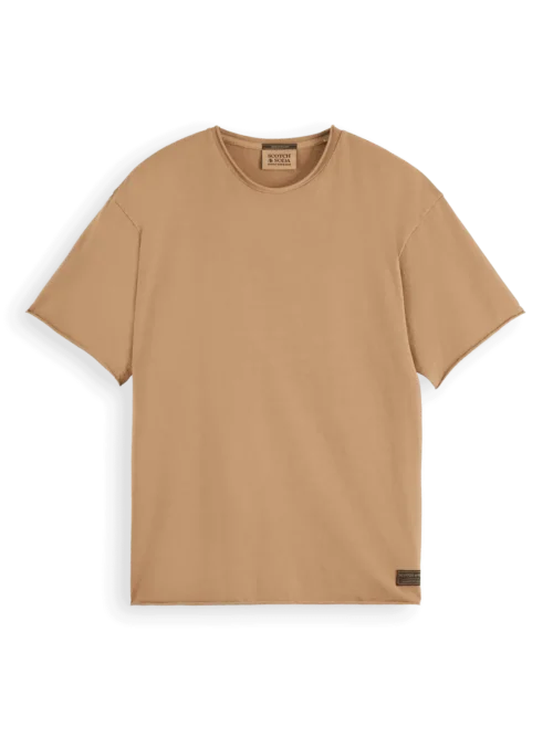 Alternative view of Scotch & Soda 181764 Raw Edge T-shirt, Tannin