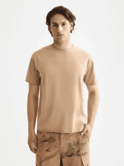 Scotch & Soda 181764 Raw Edge T-shirt, Tannin