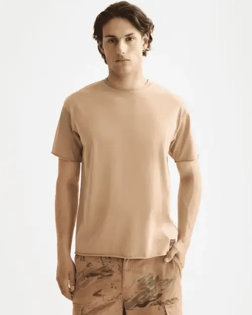 Scotch & Soda Raw Edge T-shirt, Tannin