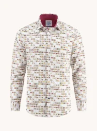 A Fish Named Fred  32.006 - Shirt Liquor Store, Off White