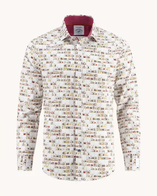 A Fish Named Fred  32.006 - Shirt Liquor Store, Off White