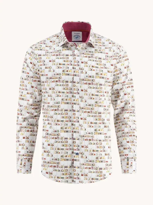 A Fish Named Fred 32.006 - Shirt Liquor Store, Off White