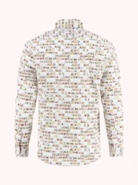 Alternative view of A Fish Named Fred  32.006 - Shirt Liquor Store, Off White