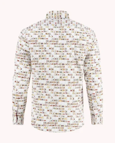 Alternative view of A Fish Named Fred  32.006 - Shirt Liquor Store, Off White