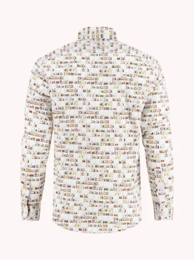 Alternative view of A Fish Named Fred  32.006 - Shirt Liquor Store, Off White