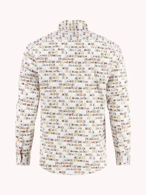 Alternative view of A Fish Named Fred  32.006 - Shirt Liquor Store, Off White