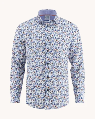 Alternative view of A Fish Named Fred  32.014 - Shirt Pheasent, Multicolour Blue