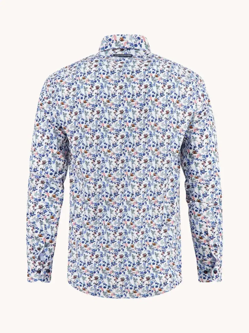 A Fish Named Fred  32.014 - Shirt Pheasent, Multicolour Blue - Image 3