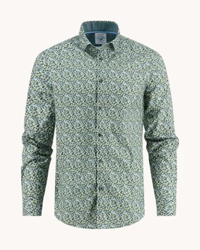 A Fish Named Fred  32.015 - Shirt Pixel, Hedge Green