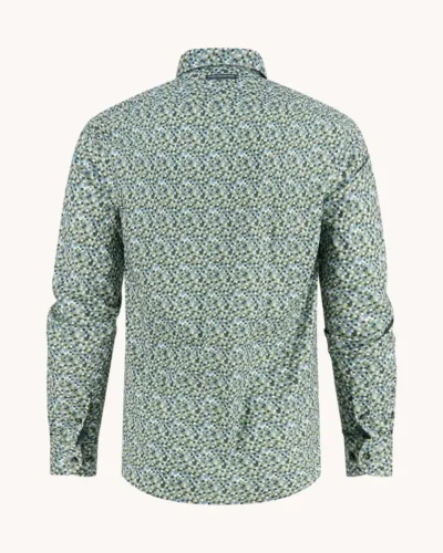 Alternative view of A Fish Named Fred  32.015 - Shirt Pixel, Hedge Green