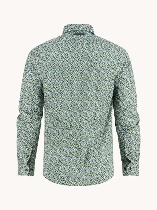 Alternative view of A Fish Named Fred  32.015 - Shirt Pixel, Hedge Green