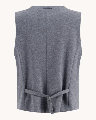 Alternative view of A Fish Named Fred  32.134 - Waistcoat Pique, Grey